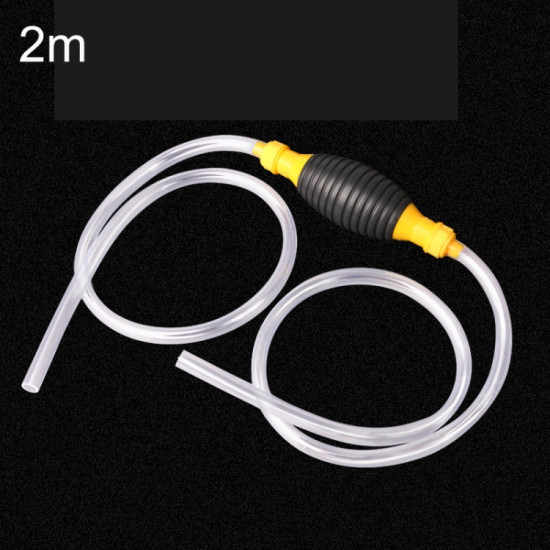2m Car Motorcycle Oil Barrel Manual Oil Pump Self-Priming Large Flow Oil Suction