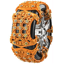 175~265cm Snow Emergency Snow Chains For Car SUV General Tires(Yellow 8764A)