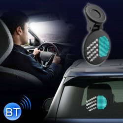 EM01 Car Bluetooth Intelligent LED Expression Sticker Emoticons APP Manual Control