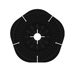 Car Wiper Hole Silicone Protective Cover, Size: Small Hole(Black)