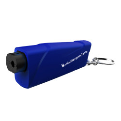 Car Safety Hammer Escapes Trapped Window Broken Device(Blue)