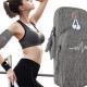 Universal Sport Armband Case For Mobile Phone Sports Running Bag Outdoors Pouch For iPhone(Gray)