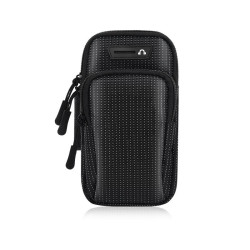 2 PCS Running Mobile Phone Arm Bag Sports Wrist Bag Universal For Mobile Phones Within 6 Inche  Colour: Black