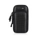 2 PCS Running Mobile Phone Arm Bag Sports Wrist Bag Universal For Mobile Phones Within 6 Inche  Colour: Black