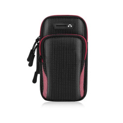 2 PCS Running Mobile Phone Arm Bag Sports Wrist Bag Universal For Mobile Phones Within 6 Inche  Colour: Pink