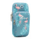2 PCS B082 Sports Outdoor Arm Bag Mobile Phone Arm Band Running Fitness Mobile Phone Bag  Specification： Large (Cyan)