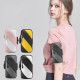 Running Mobile Phone Arm Bag Outdoor Equipment Wrist Bag(Black Yellow)