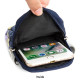 B081 Large Running Phone Arm Bag Outdoor Sports Fitness Bag(Dark Blue)