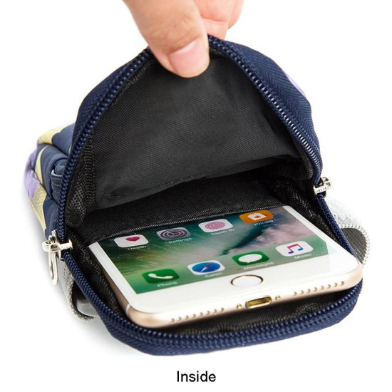 B081 Large Running Phone Arm Bag Outdoor Sports Fitness Bag(Black)