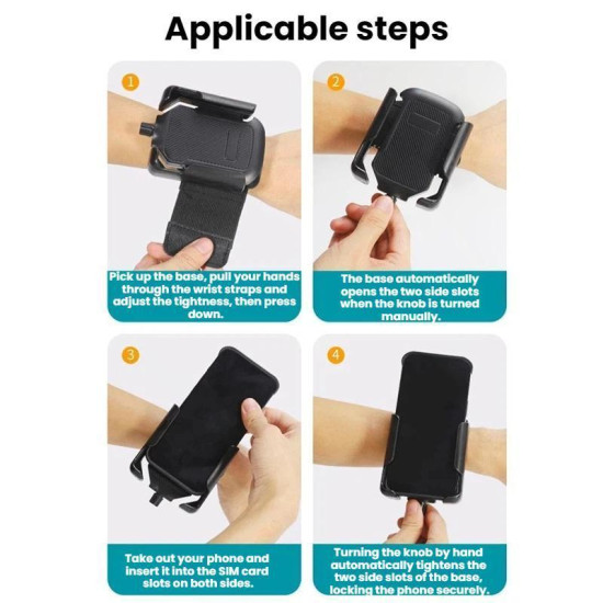 Outdoor Sports Wrist-mounted Phone Holder  Style: Holder + Arm Strap