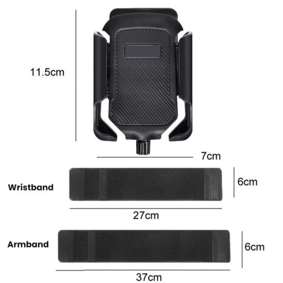 Outdoor Sports Wrist-mounted Phone Holder  Style: Holder + Arm Strap
