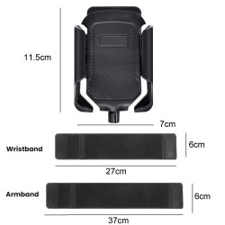 Outdoor Sports Wrist-mounted Phone Holder  Style: Holder + Wrist Strap + Arm Strap