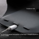 ZQK Touchscreen Armband for Running Phone Holder Breathable & Stretchable for Secure Fit  Size: Large Dark Gray