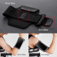 ZQK Touchscreen Armband for Running Phone Holder Breathable & Stretchable for Secure Fit  Size: Large Fluorescent