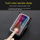 ZQK Touchscreen Armband for Running Phone Holder Breathable & Stretchable for Secure Fit  Size: Large Fluorescent