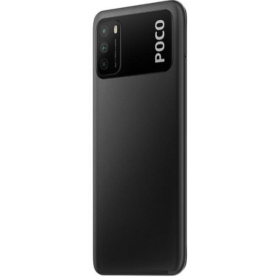 Xiaomi Poco M3 Rear Housing Panel Battery Door Power Black