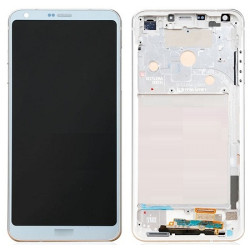 LG G6 LCD Screen With Front Housing White