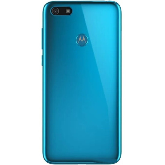 Motorola Moto E6 Plus Rear Housing Panel Turquoise Blue