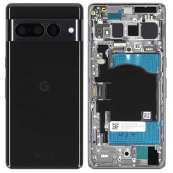 Google Pixel 7 Pro Rear Full Housing Panel Battery Door Cover Black