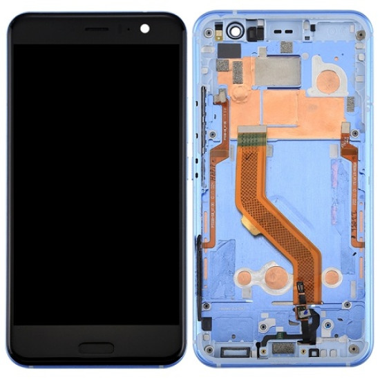 HTC U11 LCD Screen With Front Housing Digitizer Blue