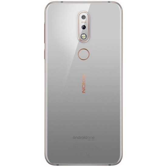 Nokia 7 1 Rear Housing Panel Battery Door Gloss Steel
