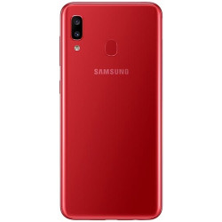 Samsung Galaxy A20 Rear Housing Panel Battery Door Red