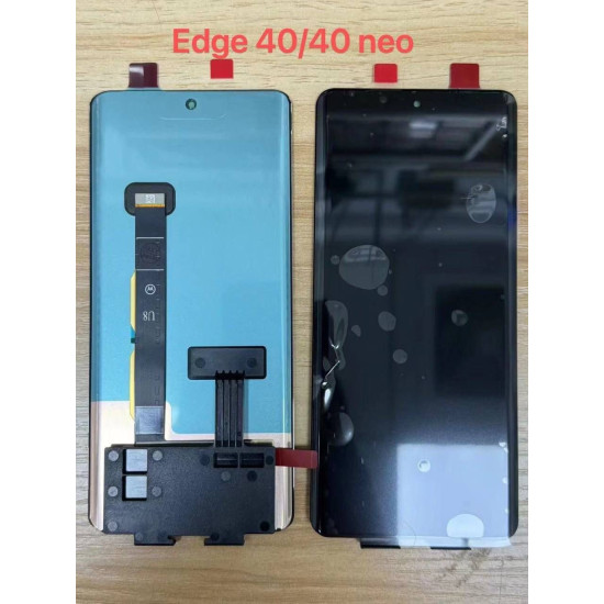 LCD WITH TOUCH SCREEN FOR MOTO EDGE 40 NEO CARE ORIGINAL DISPLAY GLASS COMBO FOLDER