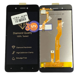 LCD WITH TOUCH SCREEN FOR ITEL A25 DISPLAY GLASS COMBO FOLDER