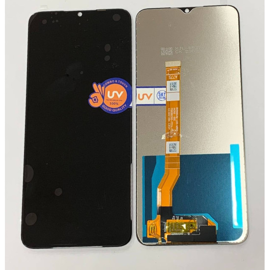 LCD WITH TOUCH SCREEN FOR OPPO A17 ORIGINAL DISPLAY GLASS COMBO FOLDER