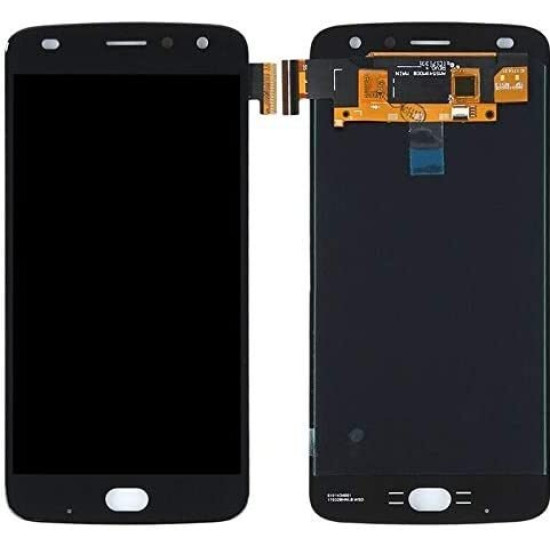 LCD WITH TOUCH SCREEN FOR MOTOROLA Z2 PLAY TFT (BLACK) DISPLAY GLASS COMBO FOLDER