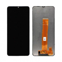 LCD WITH TOUCH SCREEN FOR SAMSUNG A12 CARE OG DISPLAY GLASS COMBO FOLDER