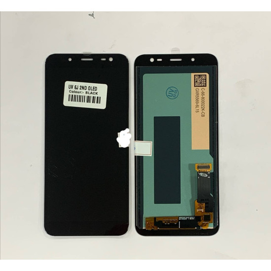 LCD WITH TOUCH SCREEN FOR SAMSUNG J6 2ND OLED DISPLAY GLASS COMBO FOLDER