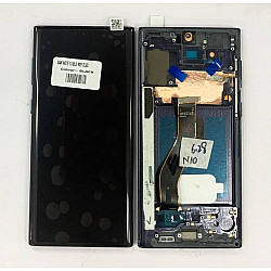 LCD WITH TOUCH SCREEN FOR SAMSUNG NOTE 10 WITHFRAME (6.2) OLED DISPLAY GLASS COMBO FOLDER
