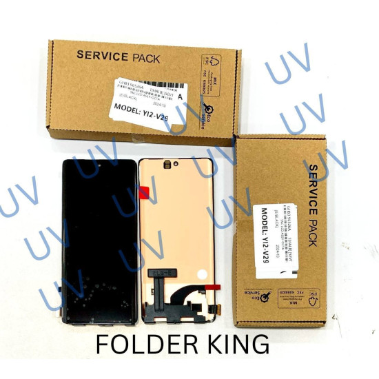 LCD WITH TOUCH SCREEN FOR VIVO X90 CARE ORIGINAL DISPLAY GLASS COMBO FOLDER