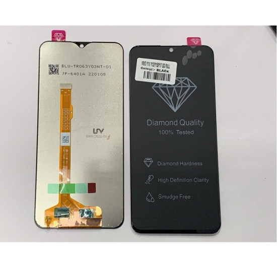 LCD WITH TOUCH SCREEN FOR VIVO Y15 DISPLAY GLASS COMBO FOLDER
