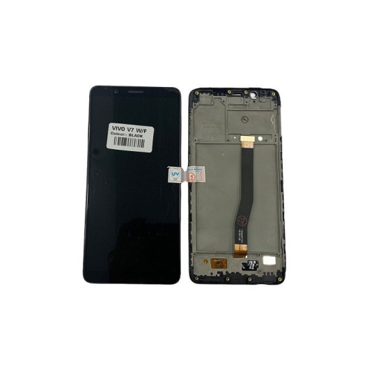 LCD WITH TOUCH SCREEN FOR VIVO V7 WITHFRAME TFT DISPLAY GLASS COMBO FOLDER