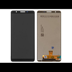 LCD WITH TOUCH SCREEN FOR SAMSUNG M01 CORE DISPLAY GLASS COMBO FOLDER