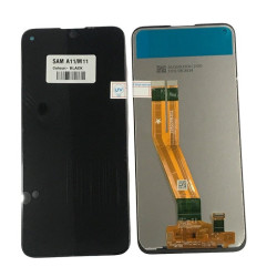 LCD WITH TOUCH SCREEN FOR SAMSUNG M11 DISPLAY GLASS COMBO FOLDER
