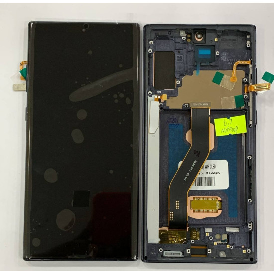 LCD WITH TOUCH SCREEN FOR SAMSUNG NOTE 10 PLUS W/F INCELL DISPLAY GLASS COMBO FOLDER