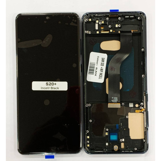 LCD WITH TOUCH SCREEN FOR SAMSUNG S20 PLUS W/F INCELL DISPLAY GLASS COMBO FOLDER