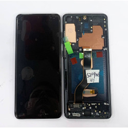 LCD WITH TOUCH SCREEN FOR SAMSUNG S20 PLUS WITHFRAME (6.7) OLED DISPLAY GLASS COMBO FOLDER