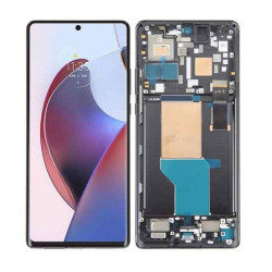 Motorola Edge 30 Ultra LCD Display Combo With Frame - Black