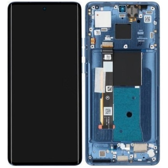 Motorola Edge 40 LCD Screen With Frame Display Combo - Lunar Blue