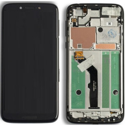 Motorola Moto G7 Play LCD Screen With Frame - Black