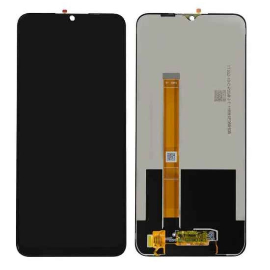 Realme C15 Qualcomm Edition LCD Screen Display Combo Black - ORIGINAL