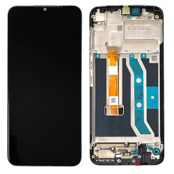 Realme C21Y LCD Screen With Frame - Black