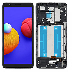 Samsung Galaxy A01 Core LCD Screen With Frame - Black