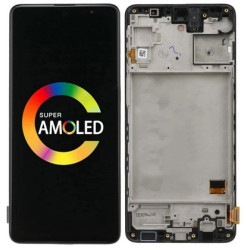 Samsung Galaxy M31s LCD Screen With Frame - Black