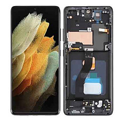 Samsung Galaxy S21 Ultra 5G LCD Screen With Frame - Black