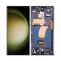 Samsung Galaxy S23 Ultra LCD Screen With Frame - Black